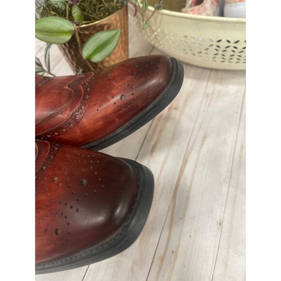 Jump New York Leather Oxford Wingtip Sz 10 main image 4